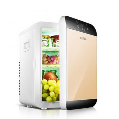 Amoi Amoi 12L ô tô lạnh tủ lạnh nhỏ mini nhỏ nhà ký túc xá xe hơi nhà sinh viên sử dụng kép loại cửa đơn