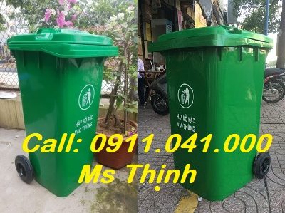 Thùng rác 120l 240l thùng rác nhựa công nghiệp lh 0911.041.000