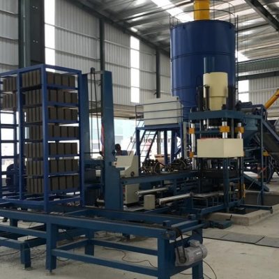 Máy ép gạch ống tĩnh thủy lực DET Đức Thành