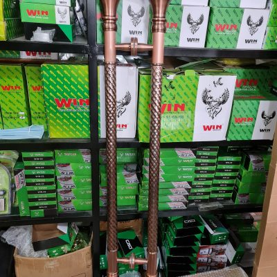 Tay Nắm Cửa Đồng Đỏ Đầu Bóng 1000mm (WIN)