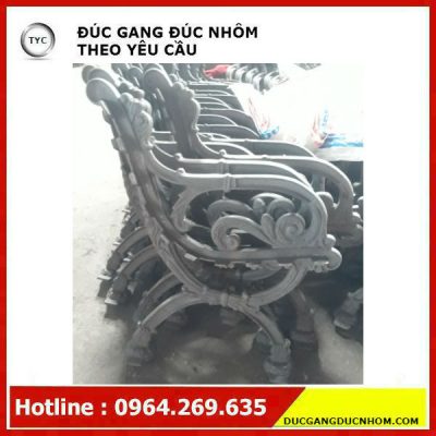 Phôi ghế gang công viên mẫu 2