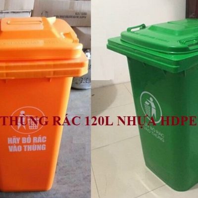 Phân phối thùng rác công nghiệp thùng rác 120l 240l giá sỉ