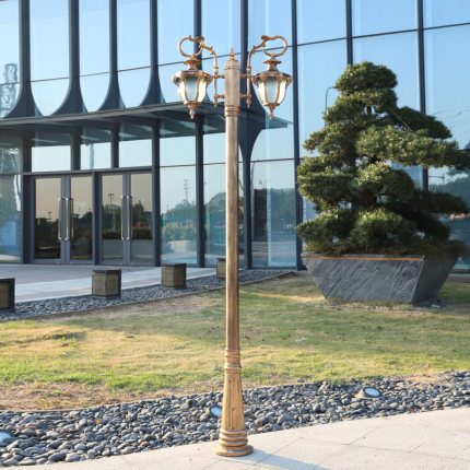 Đèn năng lượng mặt trời ngoài trời sân vườn không thấm nước retro hoài cổ. Đèn côn viên sân vườn cảnh quan biệt thự hộ gia đình đường phố (4)