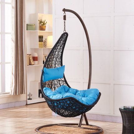 Ghế treo Ghế Wicker Ban công Giỏ Treo Trong nhà Xích đu Chim Yến Ghế Chlorophytum Ghế Võng Lưới Ghế nôi Vườn (13)