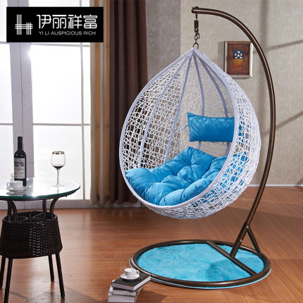 Ghế treo Ghế Wicker Ban công Giỏ Treo Trong nhà Xích đu Chim Yến Ghế Chlorophytum Ghế Võng Lưới Ghế nôi Vườn (15)