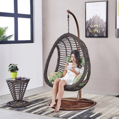 Ghế treo Ghế Wicker Ban công Giỏ Treo Trong nhà Xích đu Chim Yến Ghế Chlorophytum Ghế Võng Lưới Ghế nôi Vườn Mẫu 9