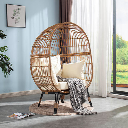 Ghế treo Ghế Wicker Ban công Giỏ Treo Trong nhà Xích đu Chim Yến Ghế Chlorophytum Ghế Võng Lưới Ghế nôi Vườn (25)