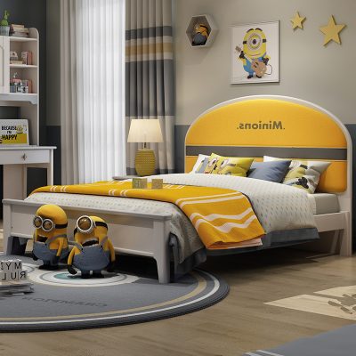 Giường trẻ em bé trai giường đơn 1,2 / 1,5m giường trẻ em phòng ngủ phòng trẻ em kết hợp đồ nội thất bộ