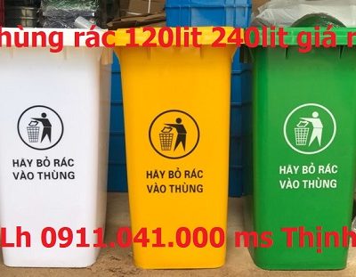 Bán thùng rác dùng trong gia đình 40lit 60lit-0911.041.000