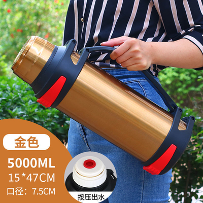 Bình giữ nhiệt inox 304 dung tích lớn nam nữ. Bình chân không. Bình giữ nhiệt gia đình 5 lít (1)