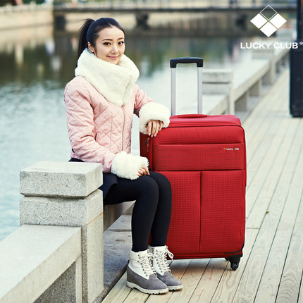 Lucky Club Vali bằng vải du lịch. Vali du lịch có bánh xe (3)
