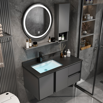 Bảng đá sang trọng nhẹ một chậu phòng tắm tủ kết hợp chậu phòng tắm bộ phòng tắm chậu rửa chậu rửa