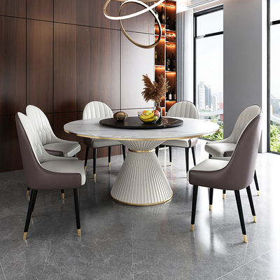 Nhập Khẩu Bàn Ăn Gỗ Đá Sang Trọng Cho Biệt Thự Hiện Đại – Mẫu 027