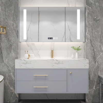 Bảng đá thông minh tủ phòng tắm kết hợp hiện đại tối giản ánh sáng sang trọng chậu rửa tay phòng tắm bộ trang điểm phòng tắm