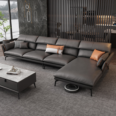 Ghế sofa vải công nghệ dùng một lần kết hợp phòng khách chung cư kích thước kiểu Ý Bắc Âu phòng khách sofa góc tối giản vải cao su
