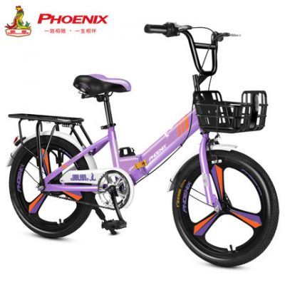 Xe đạp trẻ em Phoenix Xe đạp gấp học sinh nữ 20/22 inch Xe đẩy trẻ em 6-8-10-15 tuổi