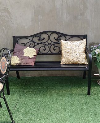 Ghế công viên Ghế dài ngoài trời Ghế đẩu đôi hiện đại Ban công Ghế dài Giải trí Nhà tiết kiệm Vườn