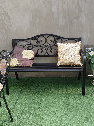 Ghế công viên Ghế dài ngoài trời Ghế đẩu đôi hiện đại Ban công Ghế dài Giải trí Nhà tiết kiệm Vườn (4)