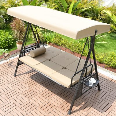 Zili Garden Swing Ghế treo ngoài trời Sắt mỹ thuật ngoài trời Ban công Net Red Cradle Võng đôi Ghế bập bênh cho người lớn