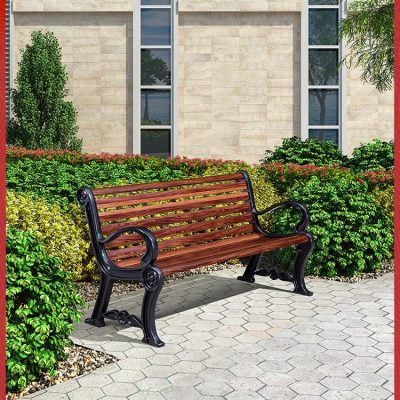 Ghế công viên ngoài trời băng ghế vuông ngoài trời ghế dài