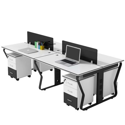 Bàn làm việc đơn giản 4 người, màn hình 1m, văn phòng kết hợp 6/8 người, nhân viên công ty, bàn ghế máy tính mở