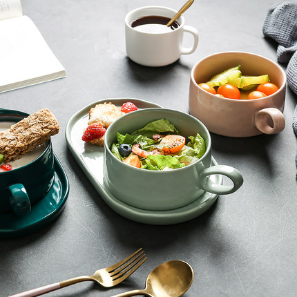 bát kèm đĩa đựng đồ ăn (1)