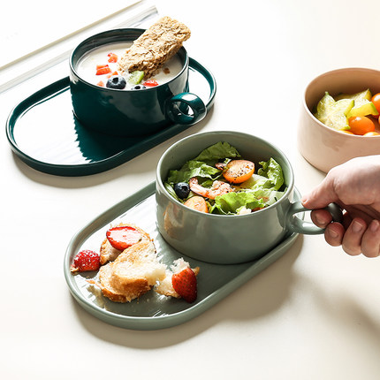 bát kèm đĩa đựng đồ ăn (4)