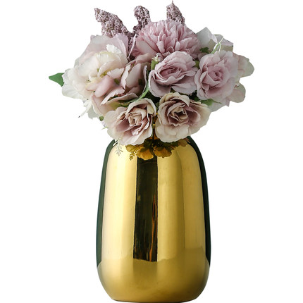 bình hoa màu mạ vàng (2)