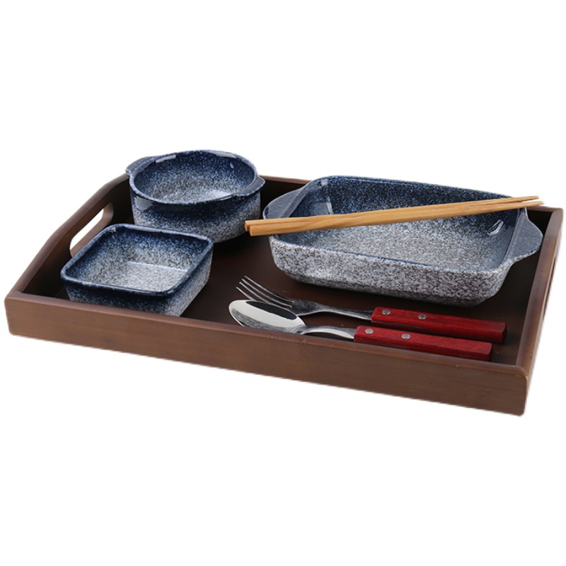 bộ bát đĩa dùng cho bữa ăn nhẹ, phong cách nhật (2)