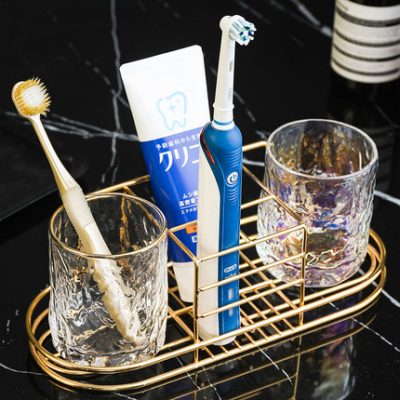 Đơn giản và sáng tạo bàn chải đánh răng thủy tinh gia dụng cốc lọ đánh răng rửa miệng cốc bộ vài cặp vợ chồng kệ phòng tắm