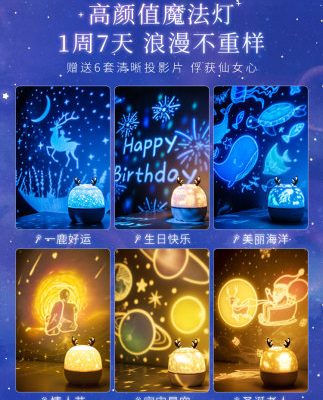 Đèn LED trang trí chúc mừng sinh nhật cầu hôn bố cục cảnh quà tặng giáng sinh mạng lưới cô gái màu đỏ đèn lồng bất ngờ trong nhà