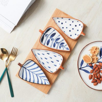 Đĩa ăn nhẹ Nhật Bản Đĩa Sushi Đồ ăn nhẹ Kẹo Dĩa Quả hạch Trái cây sấy khô Đĩa trái cây Gốm chia Đĩa nhỏ Đĩa nhỏ