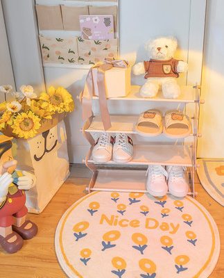 Ký túc xá Giá để giày Đồ dùng học sinh Trường Daquan Cửa hàng bách hóa gia dụng Sống ở trường Đồ tạo tác Học sinh đại học Trường trung học Trung học cơ sở Nữ sinh Lan can hình chữ Z chống rơi rớt, vải không dệt chống thấm nước, chịu lực tốt