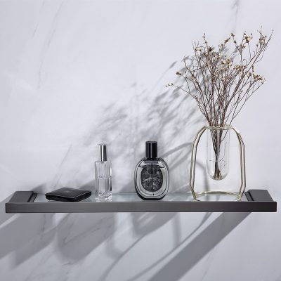 Đức súng màu xám giá mỹ phẩm gương kính giá phòng tắm sữa tắm dầu gội giá treo tường