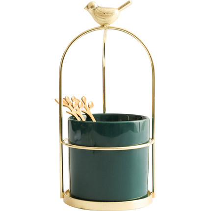 nĩa kèm cốc đựng (4)