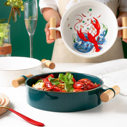 nồi gốm sứ họa tiết con tôm (2)