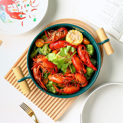 nồi gốm sứ họa tiết con tôm (3)