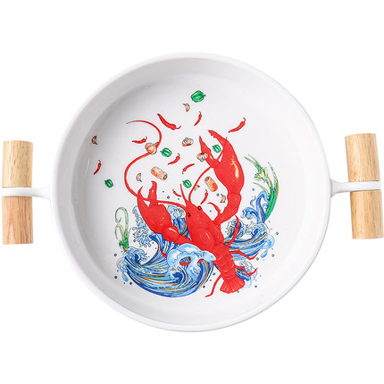 nồi gốm sứ họa tiết con tôm (4)