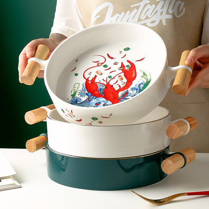 nồi gốm sứ họa tiết con tôm (5)