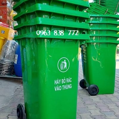 Địa chỉ bán thùng rác nhựa hdpe 240 lít dùng ngoài trời | 0963838772