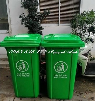 Thùng đựng rác 240 lít - thùng thu gom rác 240 lít - Call 0963838772