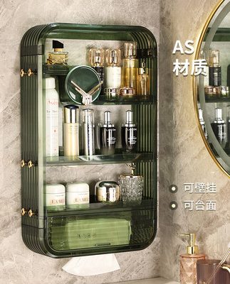 Nhà vệ sinh Phòng tắm Nhà vệ sinh Mỹ phẩm Kệ Giặt và Bàn giặt Miễn phí Đục lỗ Tường Tường Nhà vệ sinh Lưu trữ Đồ tạo tác