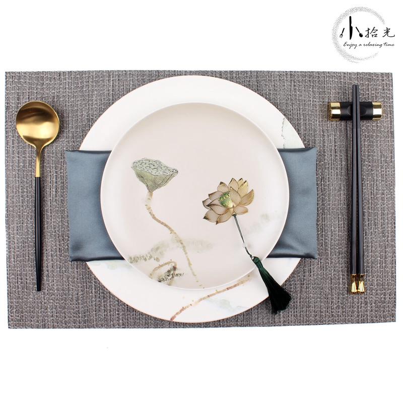 bát đĩa họa tiết hoa sen (3)