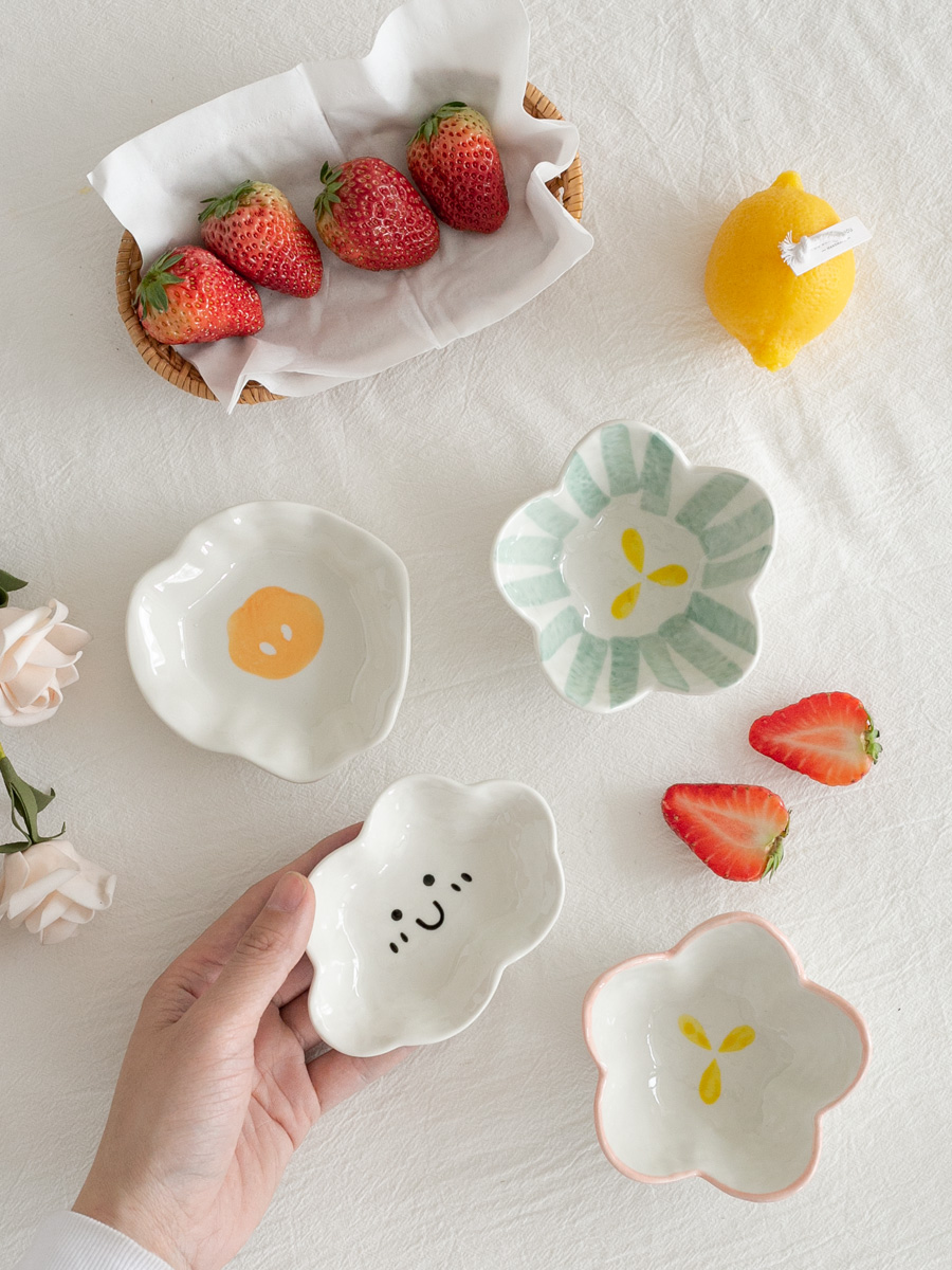 bát hình bông hoa đựng gia vị, đồ ăn kèm (5)