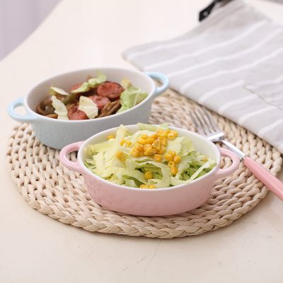 Bát sứ sáng tạo hình đĩa nướng nhỏ, dễ thương.