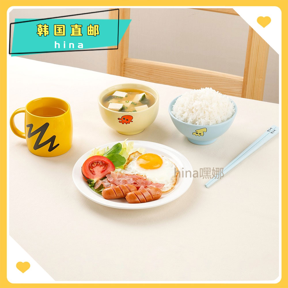 bộ bát đĩa gốm sứ họa tiết đáng yêu (2)