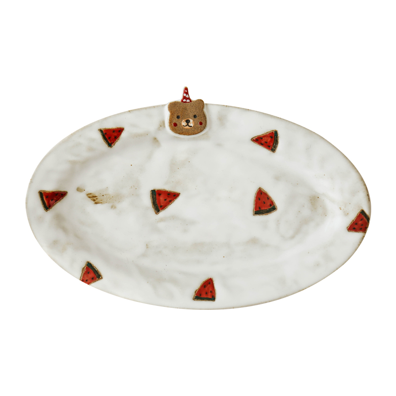 bộ bát đĩa thìa hình dưa hấu và gấu (1)