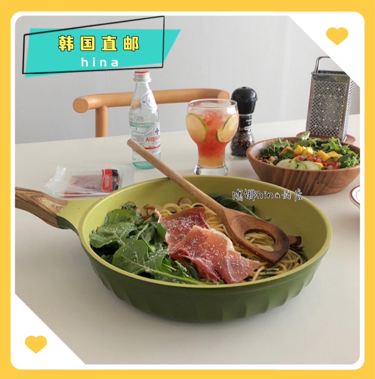 chảo chống dính màu xanh (6)