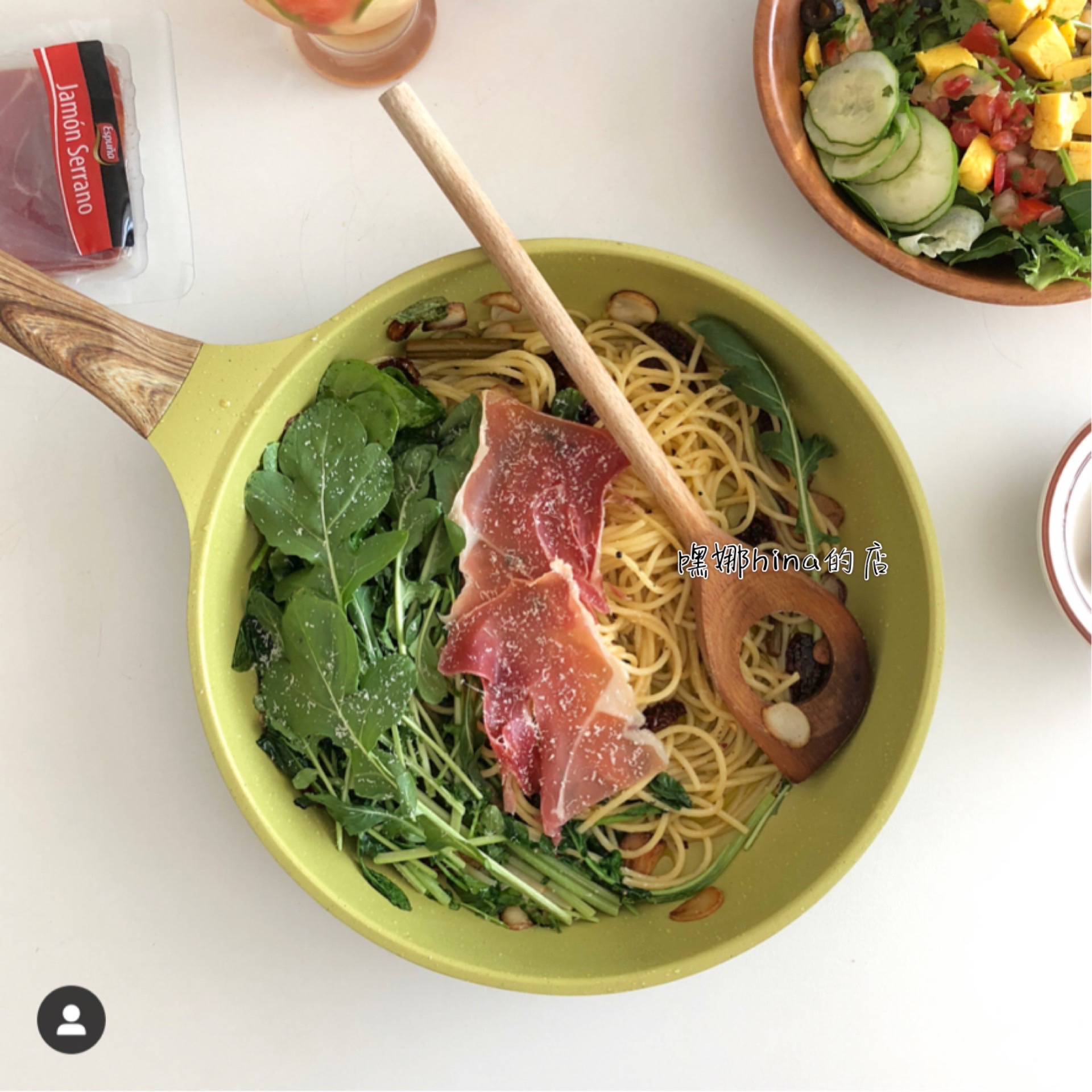 chảo chống dính màu xanh (7)