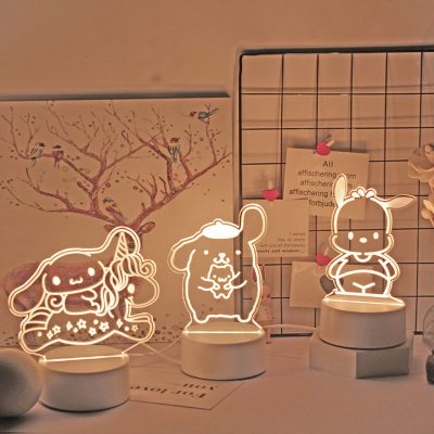 Đèn ngủ hình hoạt hình tùy chỉnh dễ thương.